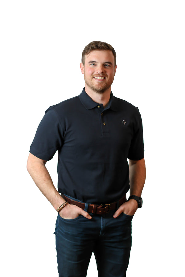 Men's Embroidered Ringspun Cotton Polo