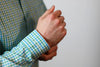 Men's Long Sleeve Button Up - Gingham