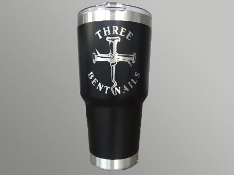 3 Bent Nails 30 oz. Tumbler